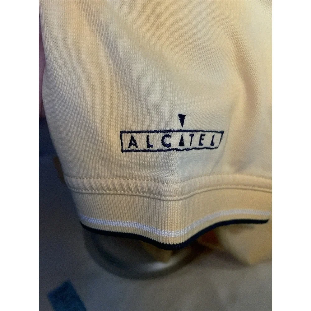 Men's PING Collection Light‎ Yellow Collared Golf Polo Shirt Size XL
